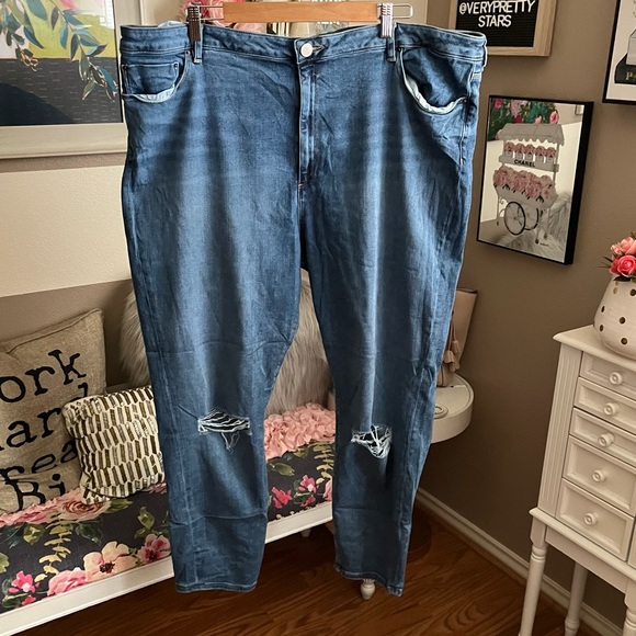 ASOS denim distressed jeans size 22 SKU 18 1069 - Picture 3 of 8